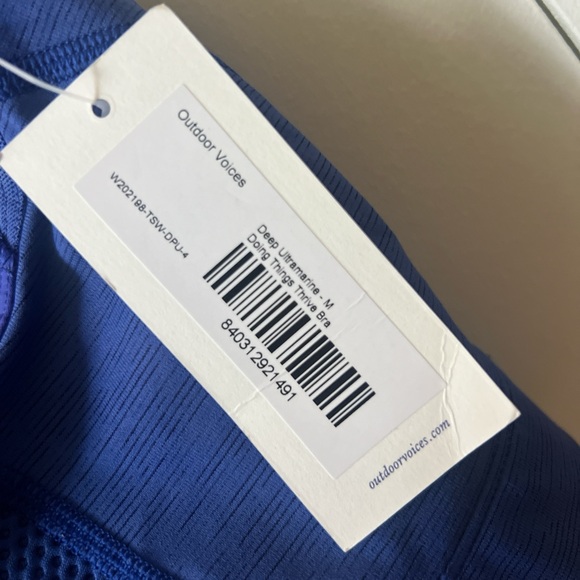 Bright Blue Doing Things Bra from OV - Picture 3 of 3